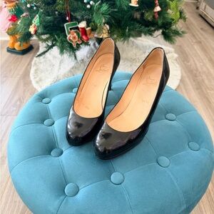 Christian Louboutin Glossy Black Heels